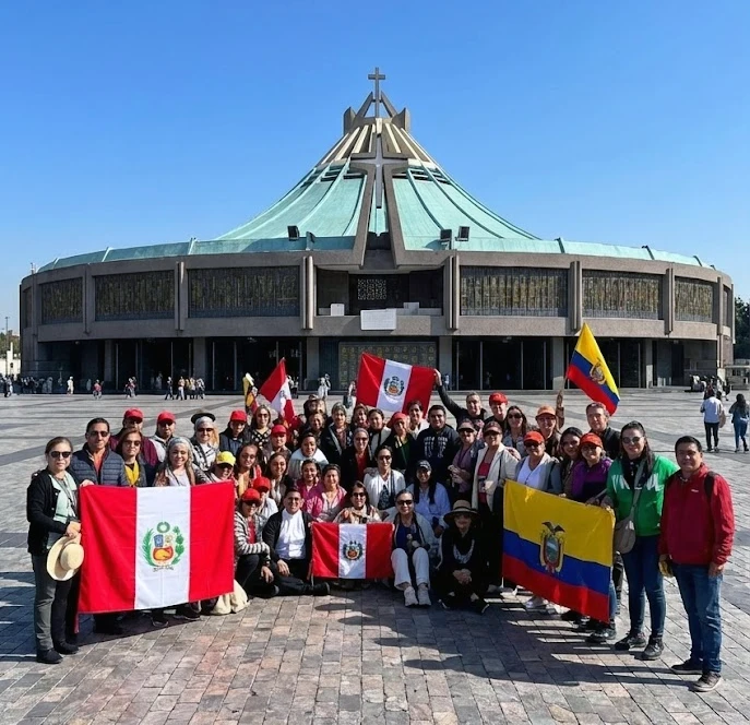 Peregrinaci&oacute;n bas&iacute;lica de Guadalupe desde Ecuador y Per&uacute;